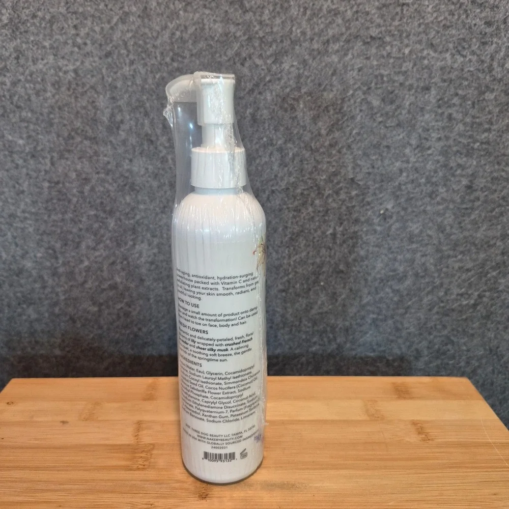 New Nakery Hydra-C Oil To Foam Cleanser Sealed 8.45 oz Fresh Flowers